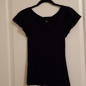 New H&M Black Top